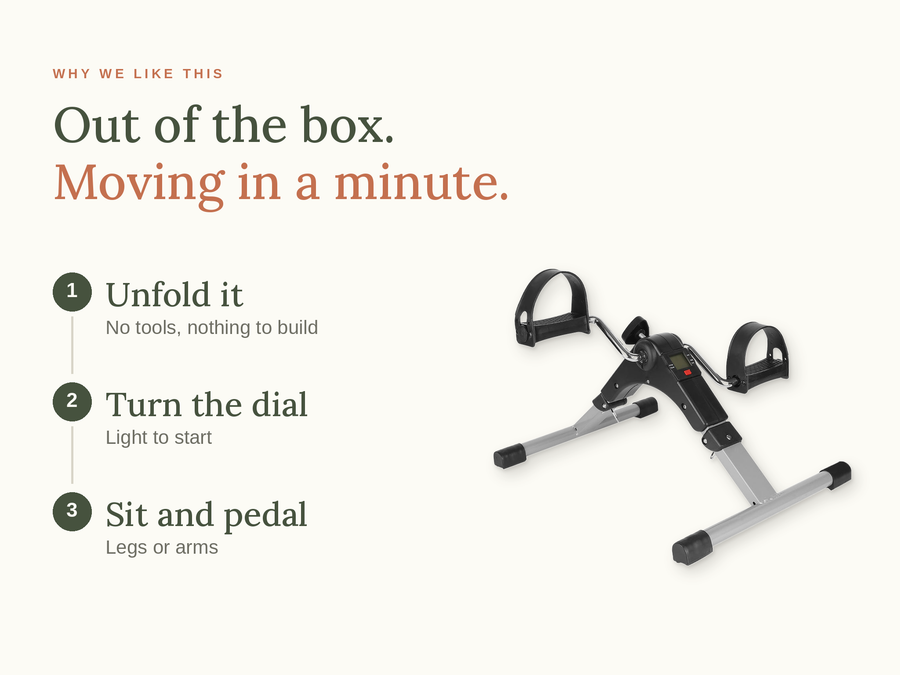 Mini Exercise Pedals - Cardio Without the Commute