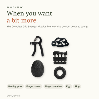 When you want a bit more: the five-piece Complete Grip Strength Kit