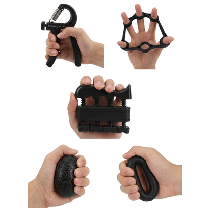 5 Piece Grip Strength Kit - Small Squeezes, Big Difference