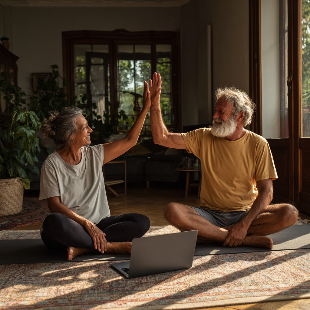 Stay Strong from Home | Live Online Group Exercise Classes for Active Seniors