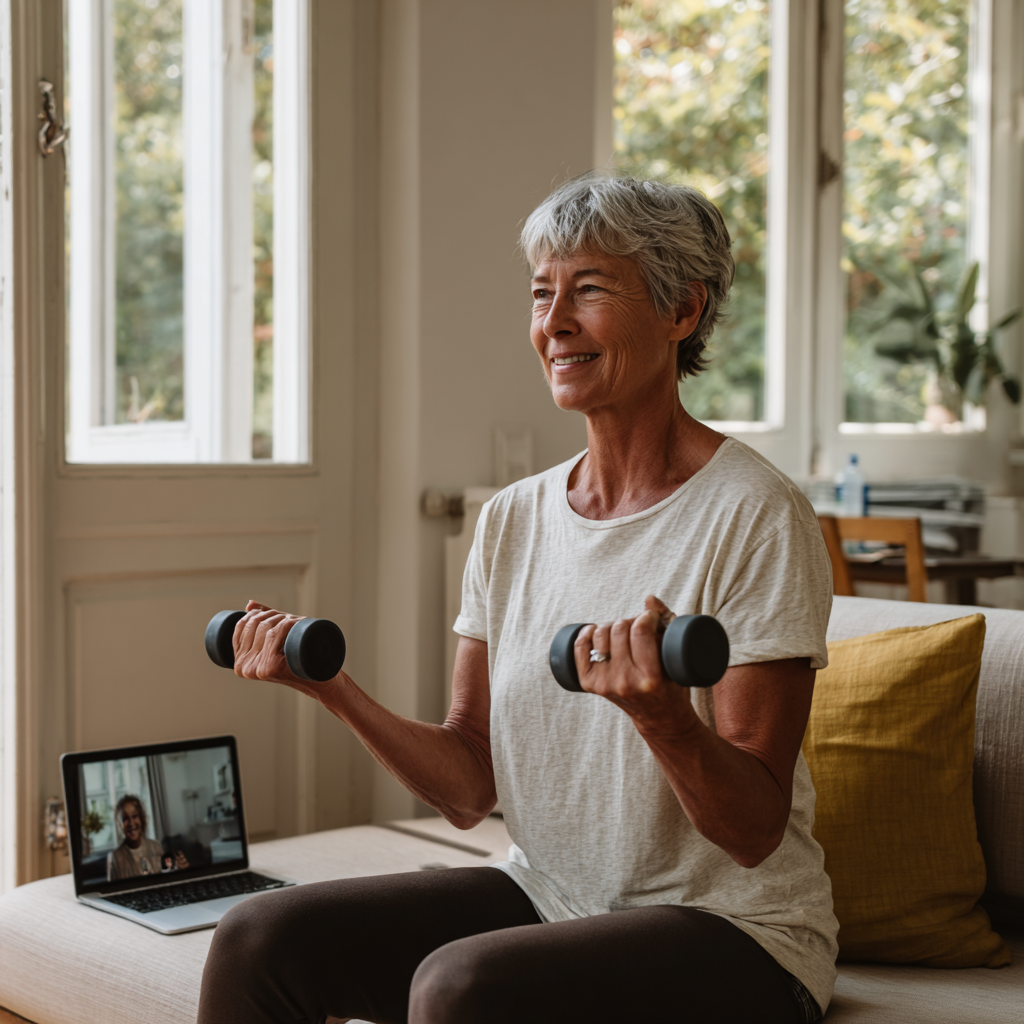 Stay Strong from Home | Live Online Group Exercise Classes for Active Seniors