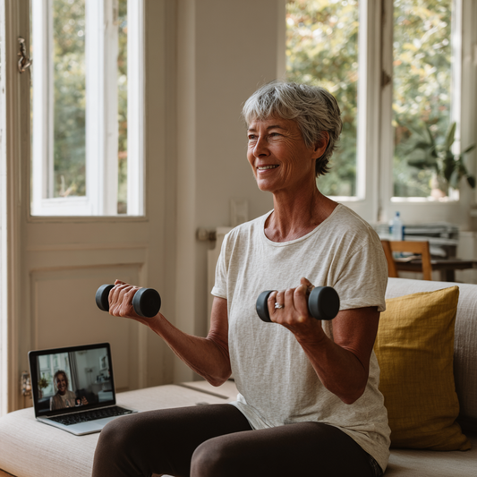 Stay Strong from Home | Live Online Group Exercise Classes for Active Seniors